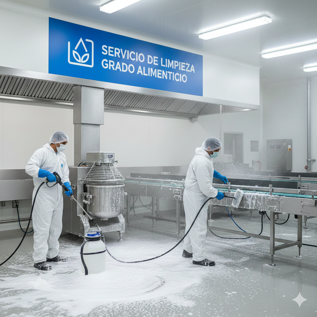 Limpieza grado alimenticio